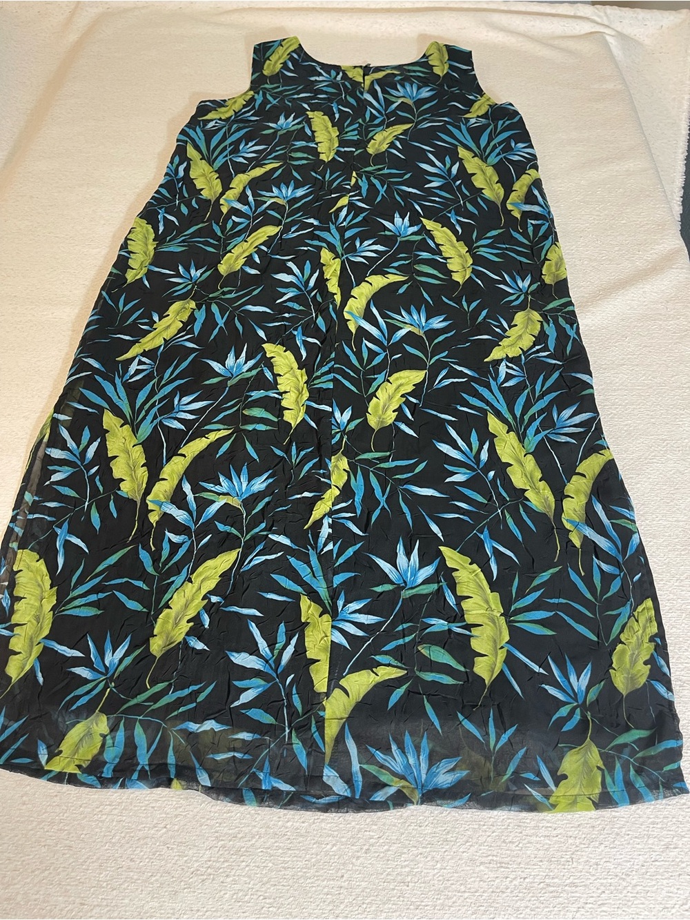 Style&co. Tropical print Maxi Dress Sleeveless 18W,Casual Summer. SKU#0487